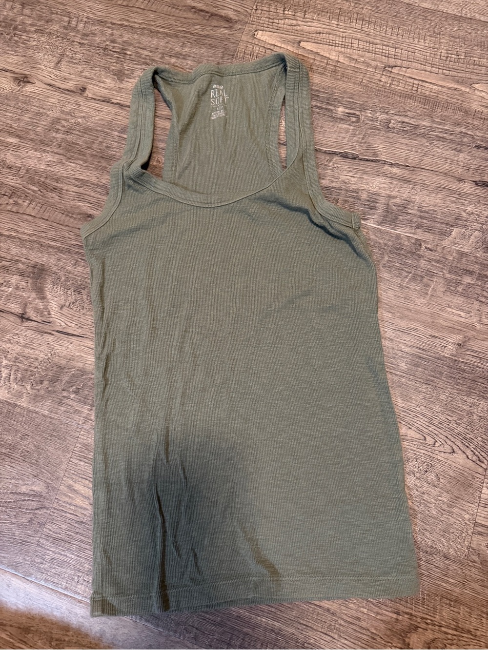 aerie Olive Green Racerback Tank